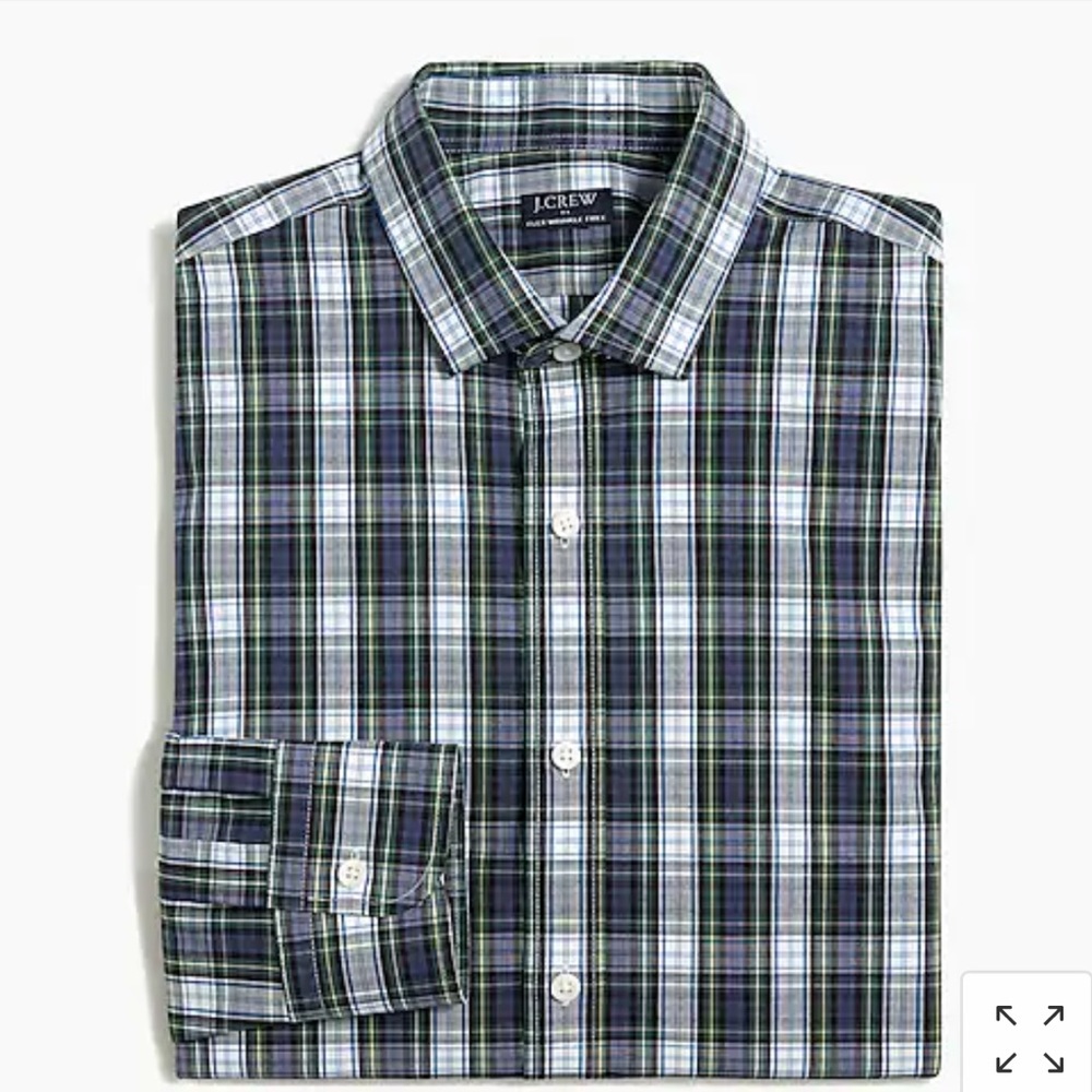 JCREW Thompson slim flex wrinkle-free dress shirt